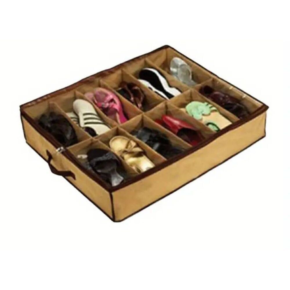 Damaged Vintage Compartment dust proof shoe box organizer